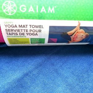 Beverage infuser and Yoga towel-mat.